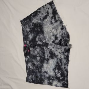 Torrid tie dye cut off shorts